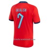 Camiseta de fútbol Inglaterra Grealish 7 Segunda Equipación Mundial 2022 - Hombre